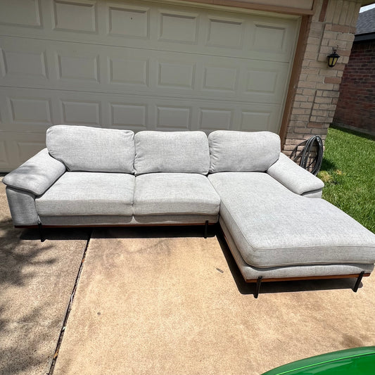 Urban Chic 2-Piece Mid-Century Modern Sectional